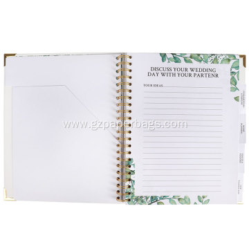 Best A4 Spiral Wedding Planning Book for Brides
